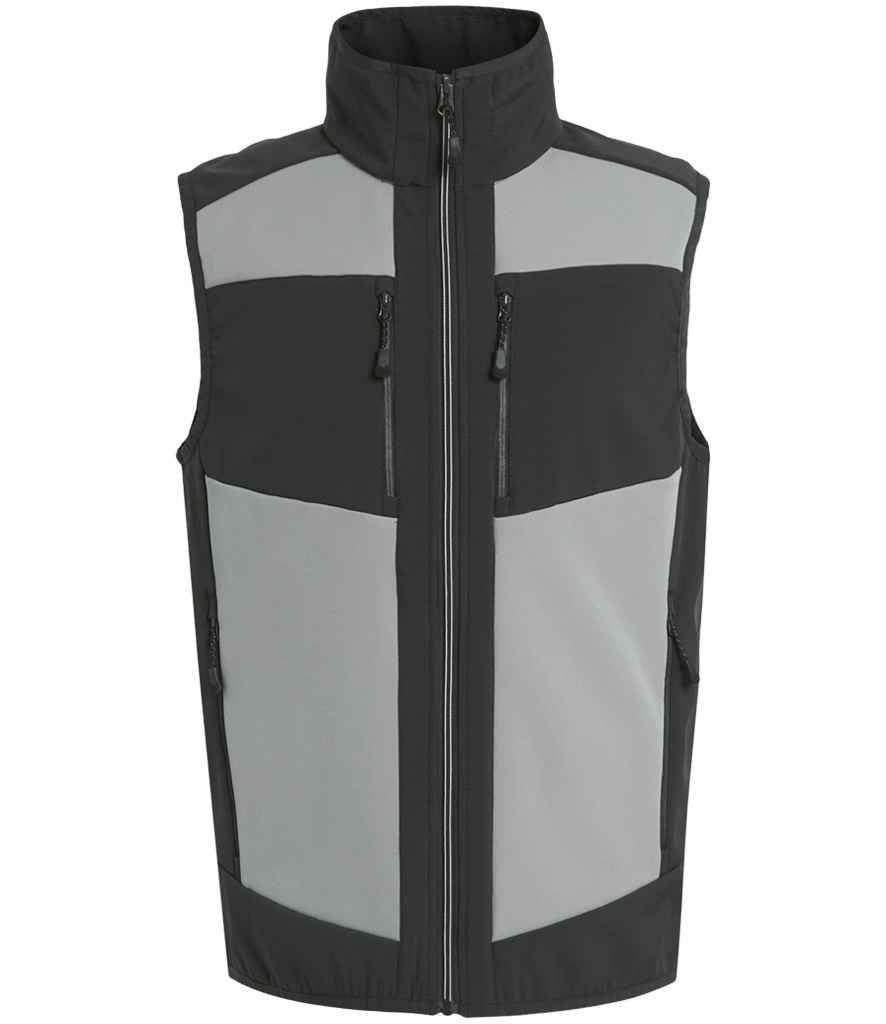Regatta E-Volve Two Layer Soft Shell Bodywarmer - Mineral Grey/Ash